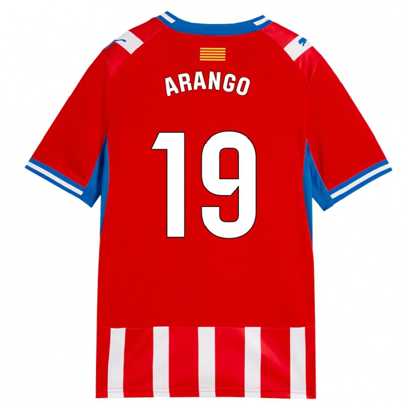 Danxen Mænd Juan Arango #19 Rød Hvid Himmelblå Hjemmebane Spillertrøjer 2026/27 Trøje T-Shirt