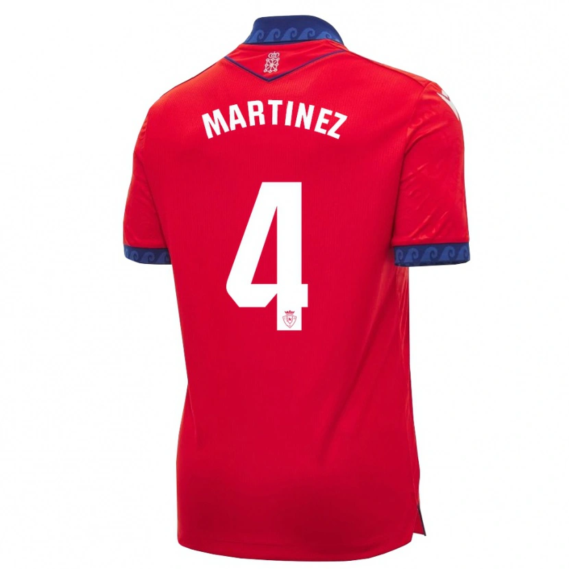 Danxen Mænd Vera Martínez Viota #4 Rød Marineblå Hvid Hjemmebane Spillertrøjer 2026/27 Trøje T-Shirt