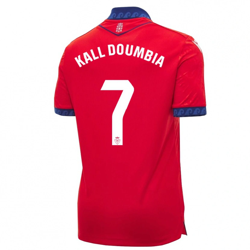 Danxen Mænd Aly Kall Doumbia #7 Rød Marineblå Hvid Hjemmebane Spillertrøjer 2026/27 Trøje T-Shirt
