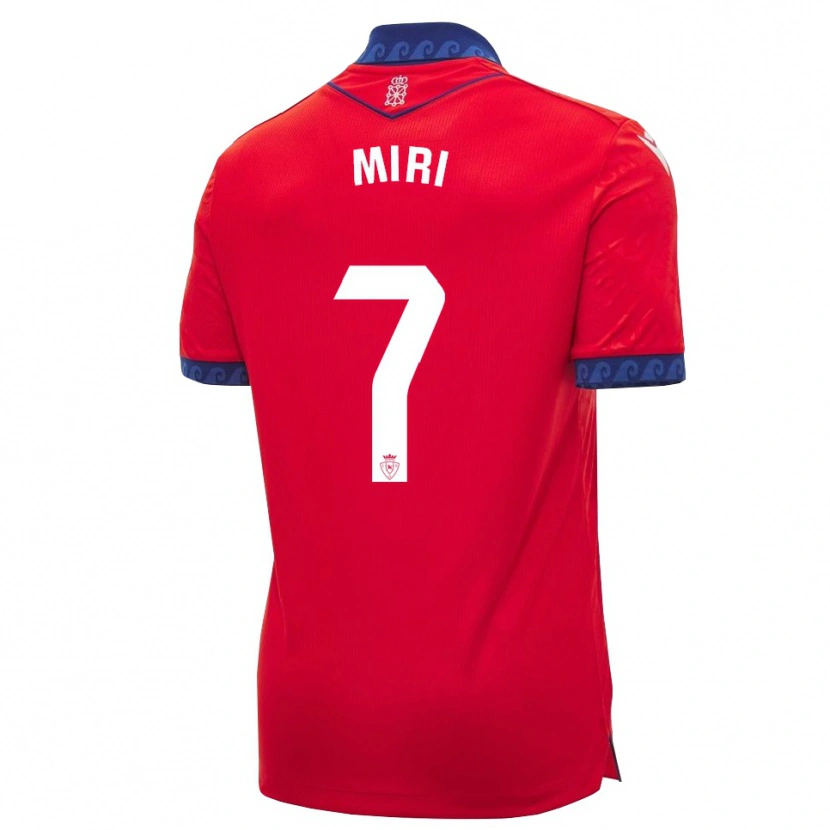 Danxen Mænd Miriam Rivas Pinto #7 Rød Marineblå Hvid Hjemmebane Spillertrøjer 2026/27 Trøje T-Shirt
