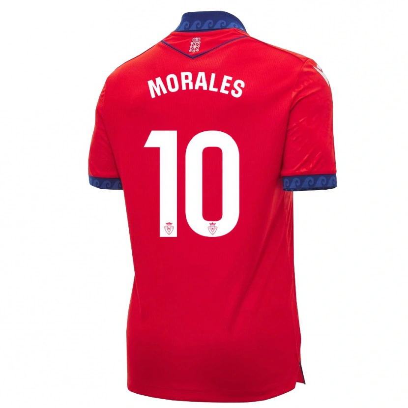 Danxen Mænd Anai Morales #10 Rød Marineblå Hvid Hjemmebane Spillertrøjer 2026/27 Trøje T-Shirt