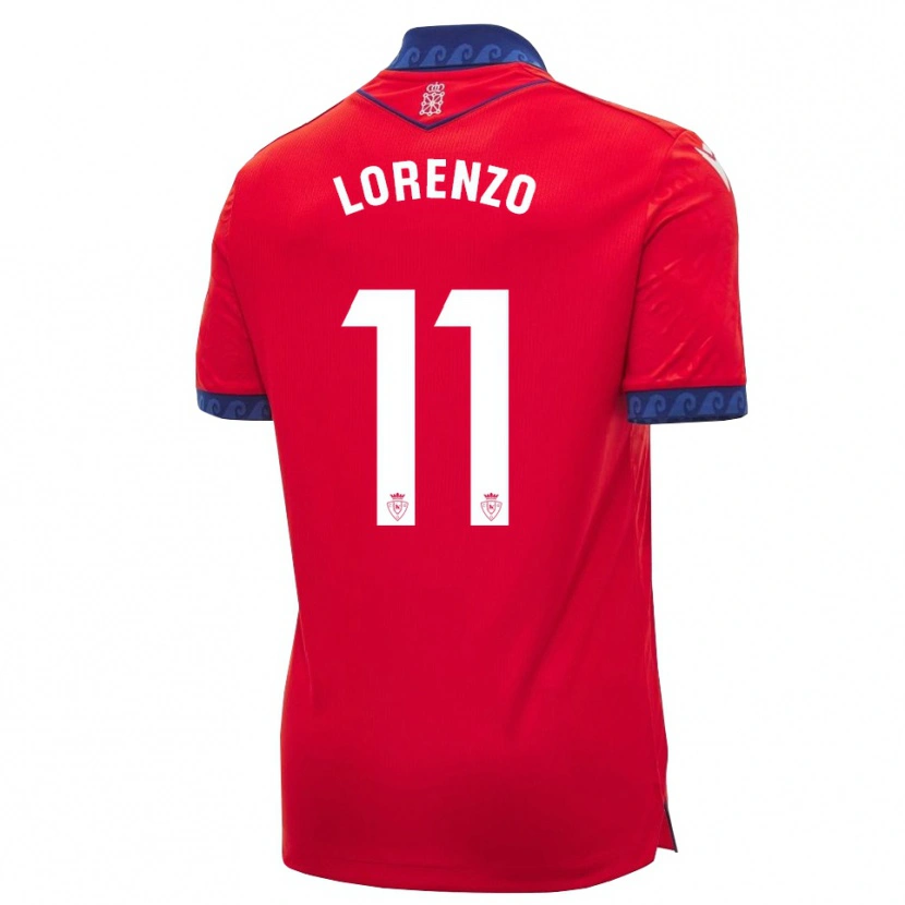 Danxen Mænd Nowend Lorenzo #11 Rød Marineblå Hvid Hjemmebane Spillertrøjer 2026/27 Trøje T-Shirt