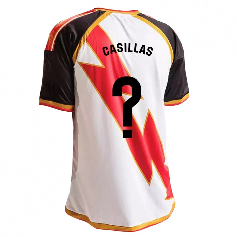 Danxen Mænd Marcos Casillas #0 Sort Rød Hvid Guld Hjemmebane Spillertrøjer 2026/27 Trøje T-Shirt