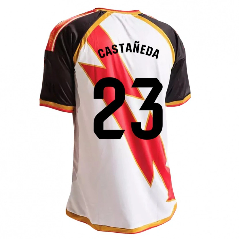 Danxen Mænd Ana Sofía Castañeda Giraldo #23 Sort Rød Hvid Guld Hjemmebane Spillertrøjer 2026/27 Trøje T-Shirt