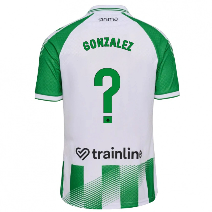 Danxen Mænd David González #0 Lys Grøn Sort Hvid Hjemmebane Spillertrøjer 2026/27 Trøje T-Shirt