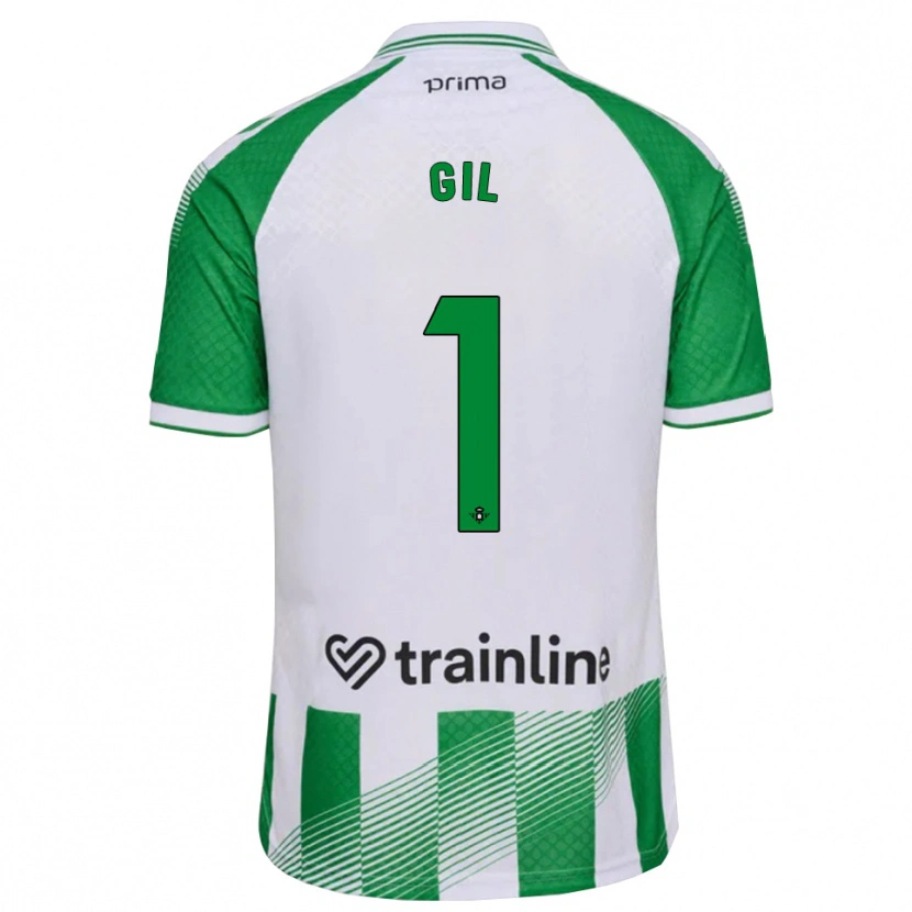 Danxen Mænd Noelia Gil #1 Lys Grøn Sort Hvid Hjemmebane Spillertrøjer 2026/27 Trøje T-Shirt