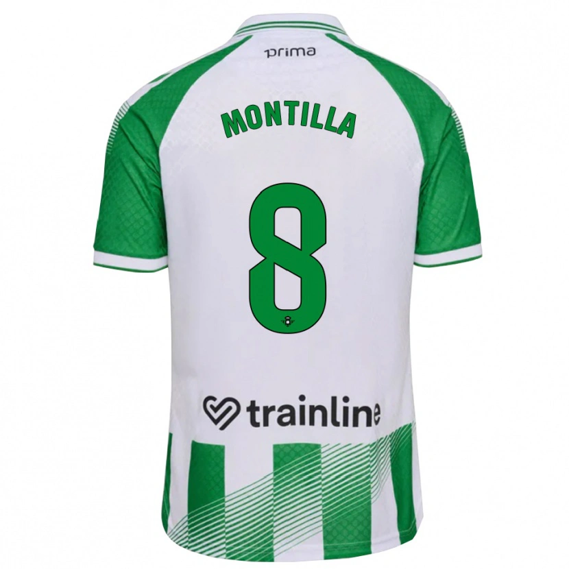 Danxen Mænd Natalia Montilla #8 Lys Grøn Sort Hvid Hjemmebane Spillertrøjer 2026/27 Trøje T-Shirt