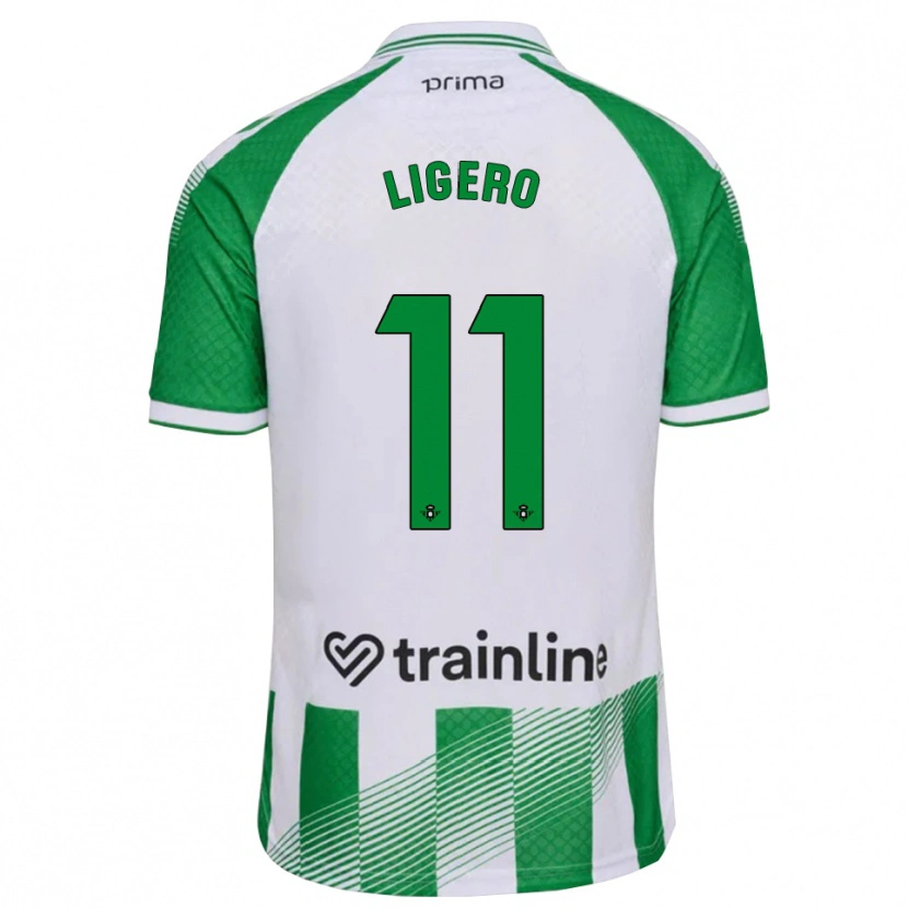 Danxen Mænd Nuria Ligero #11 Lys Grøn Sort Hvid Hjemmebane Spillertrøjer 2026/27 Trøje T-Shirt