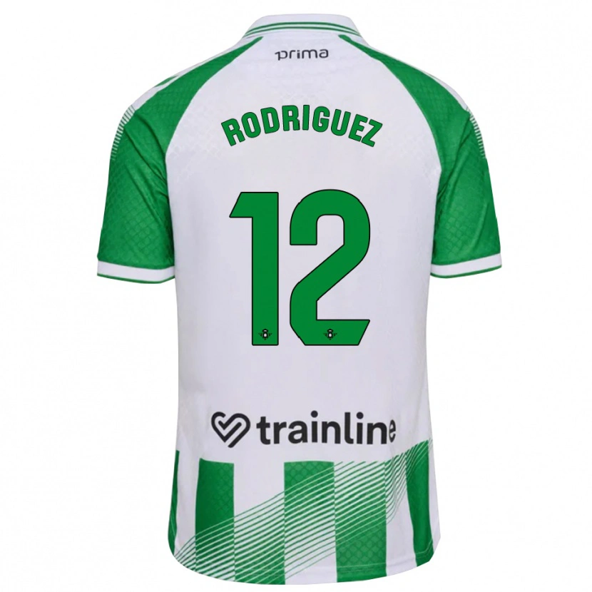 Danxen Mænd Ricardo Rodríguez #12 Lys Grøn Sort Hvid Hjemmebane Spillertrøjer 2026/27 Trøje T-Shirt