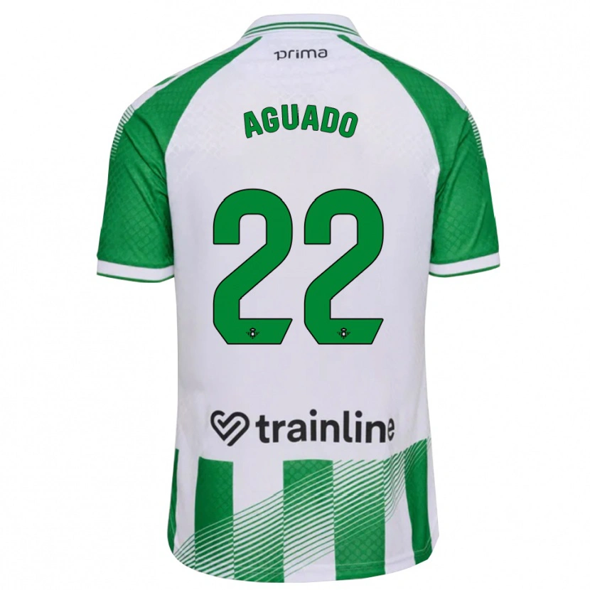 Danxen Mænd Julia Aguado Fernández #22 Lys Grøn Sort Hvid Hjemmebane Spillertrøjer 2026/27 Trøje T-Shirt
