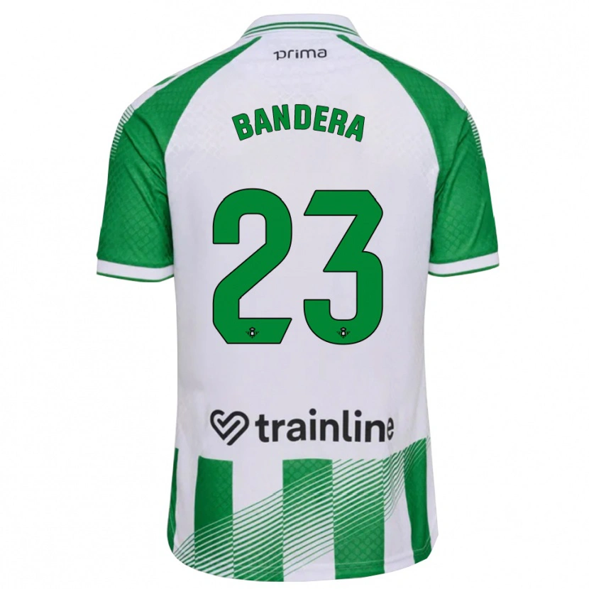 Danxen Mænd Kenta Bandera #23 Lys Grøn Sort Hvid Hjemmebane Spillertrøjer 2026/27 Trøje T-Shirt