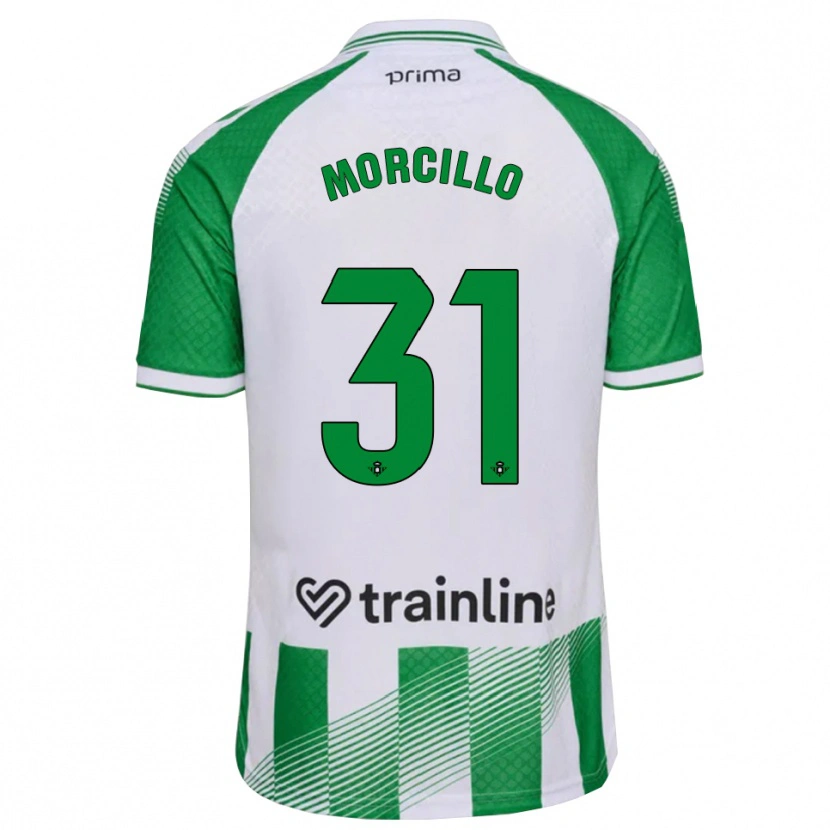 Danxen Mænd Ana Morcillo #31 Lys Grøn Sort Hvid Hjemmebane Spillertrøjer 2026/27 Trøje T-Shirt