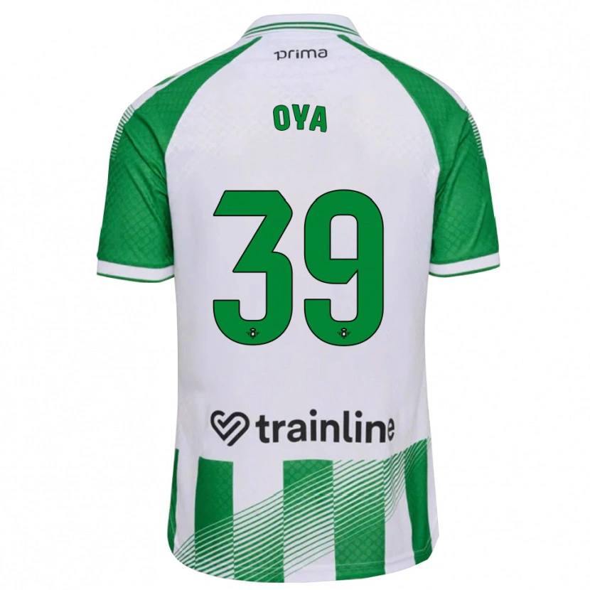 Danxen Mænd Rafa Oya #39 Lys Grøn Sort Hvid Hjemmebane Spillertrøjer 2026/27 Trøje T-Shirt