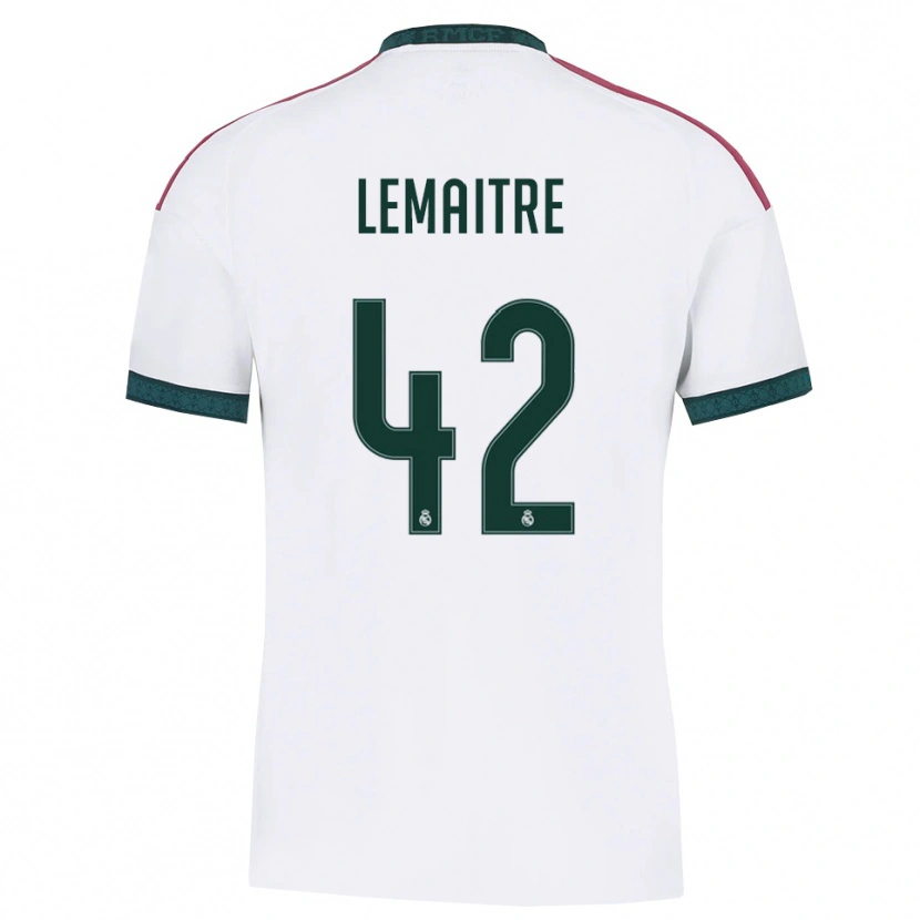 Danxen Mænd Léo Lemaître #42 Mørkegrøn Hvid Rød Hjemmebane Spillertrøjer 2026/27 Trøje T-Shirt