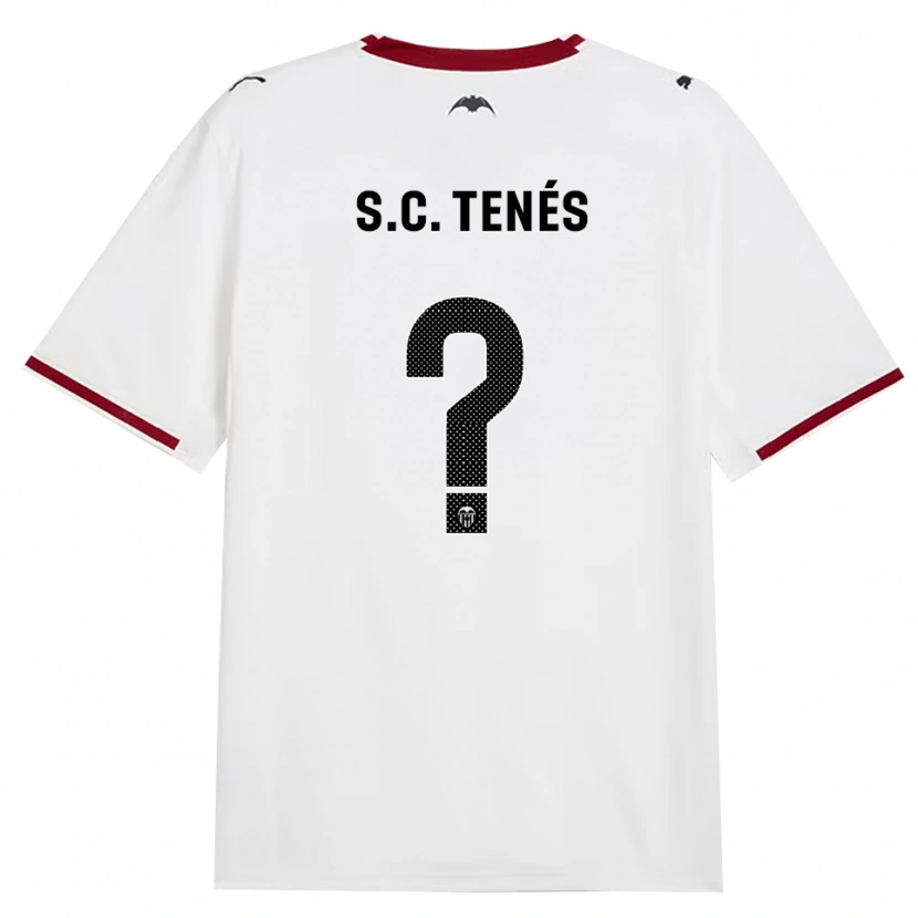 Danxen Mænd Sergi Canós #0 Sort Hvid Rød Gul Hjemmebane Spillertrøjer 2026/27 Trøje T-Shirt