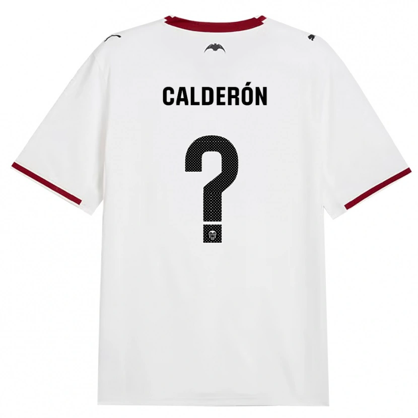 Danxen Mænd Alfonso Calderón #0 Sort Hvid Rød Gul Hjemmebane Spillertrøjer 2026/27 Trøje T-Shirt