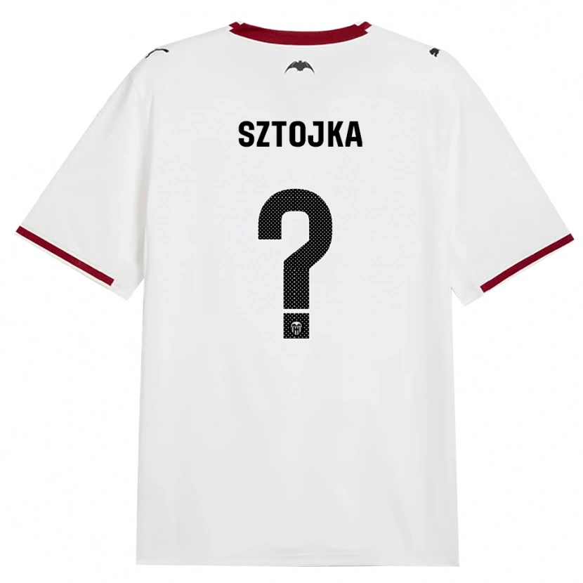 Danxen Mænd Márk Sztojka #0 Sort Hvid Rød Gul Hjemmebane Spillertrøjer 2026/27 Trøje T-Shirt
