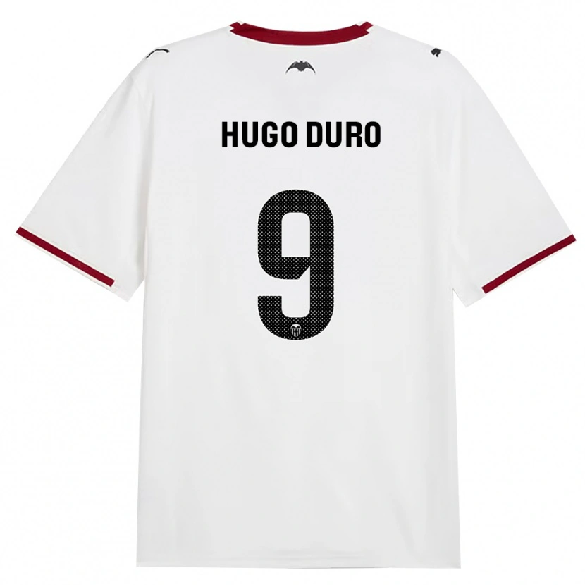 Danxen Mænd Hugo Duro #9 Sort Hvid Rød Gul Hjemmebane Spillertrøjer 2026/27 Trøje T-Shirt