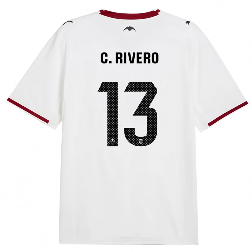 Danxen Mænd Cristian Rivero #13 Sort Hvid Rød Gul Hjemmebane Spillertrøjer 2026/27 Trøje T-Shirt
