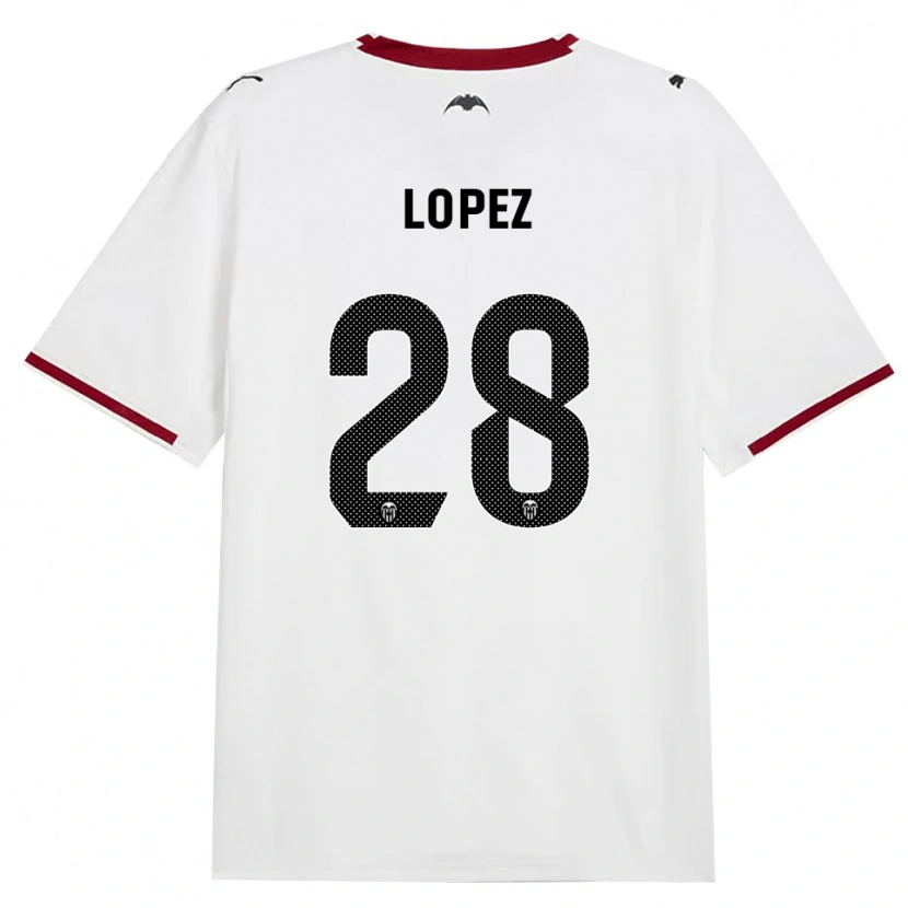 Danxen Mænd Saray Lopez #28 Sort Hvid Rød Gul Hjemmebane Spillertrøjer 2026/27 Trøje T-Shirt
