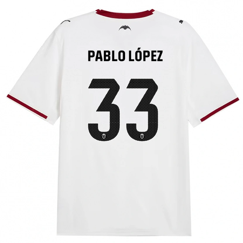 Danxen Mænd Pablo López #33 Sort Hvid Rød Gul Hjemmebane Spillertrøjer 2026/27 Trøje T-Shirt