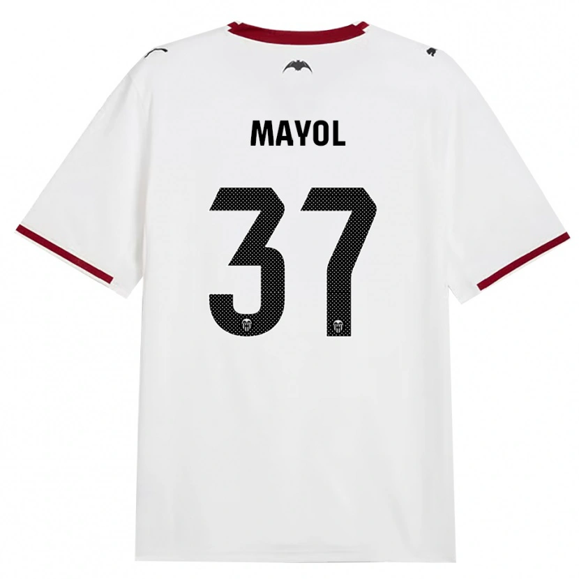 Danxen Mænd Aaron Mayol #37 Sort Hvid Rød Gul Hjemmebane Spillertrøjer 2026/27 Trøje T-Shirt