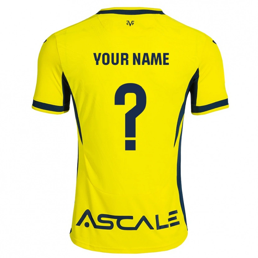 Danxen Mænd Dit Navn #0 Gul Sort Rød Hjemmebane Spillertrøjer 2026/27 Trøje T-Shirt