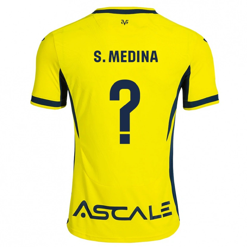 Danxen Mænd Sara Medina #0 Gul Sort Rød Hjemmebane Spillertrøjer 2026/27 Trøje T-Shirt