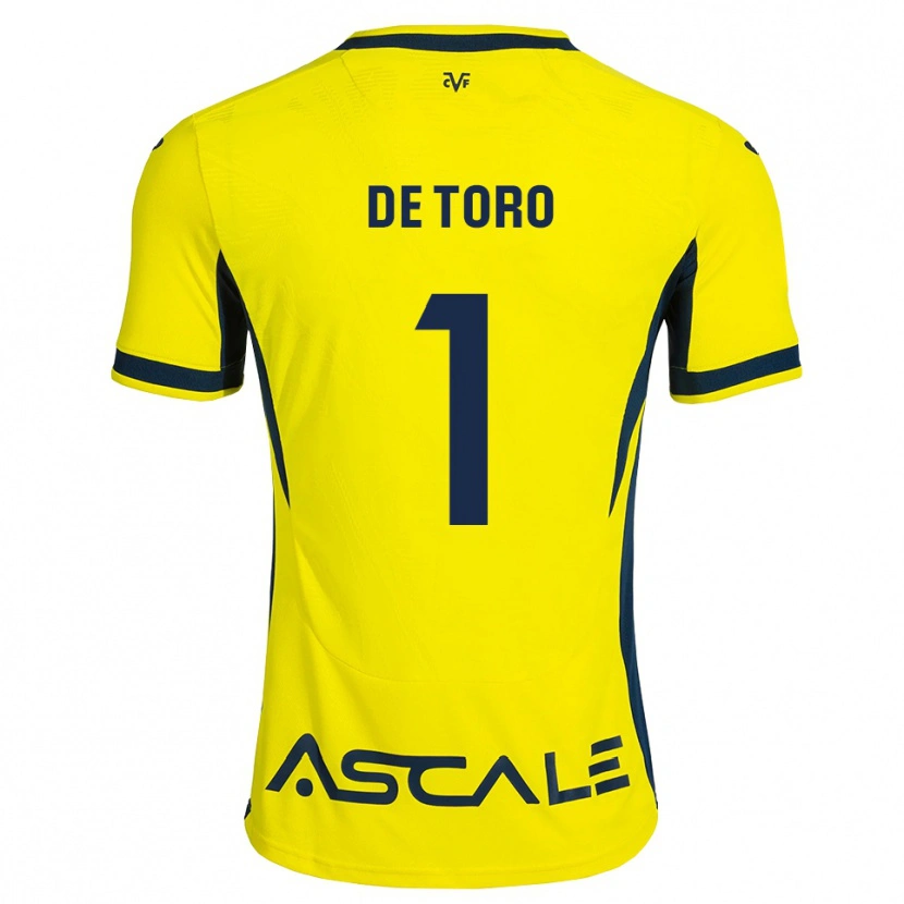 Danxen Mænd Elena De Toro #1 Gul Sort Rød Hjemmebane Spillertrøjer 2026/27 Trøje T-Shirt