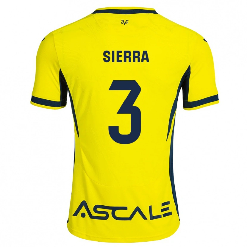 Danxen Mænd Ismael Sierra #3 Gul Sort Rød Hjemmebane Spillertrøjer 2026/27 Trøje T-Shirt