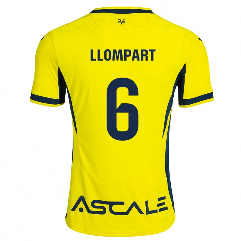 Danxen Mænd María Llompart #6 Gul Sort Rød Hjemmebane Spillertrøjer 2026/27 Trøje T-Shirt
