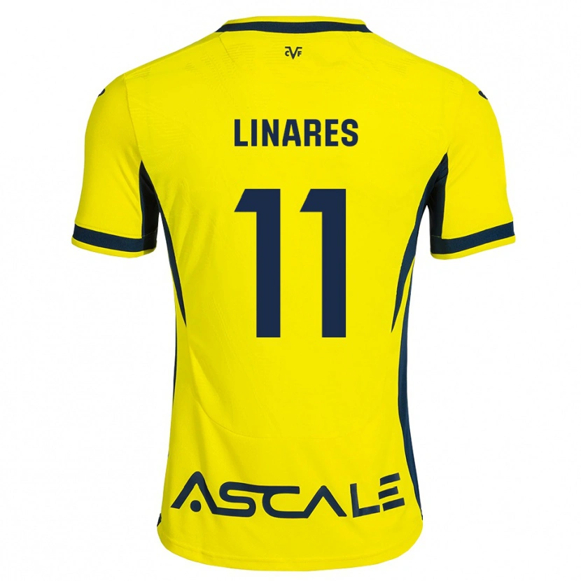 Danxen Mænd Mario Linares #11 Gul Sort Rød Hjemmebane Spillertrøjer 2026/27 Trøje T-Shirt