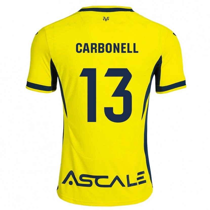 Danxen Mænd Carmen Carbonell #13 Gul Sort Rød Hjemmebane Spillertrøjer 2026/27 Trøje T-Shirt