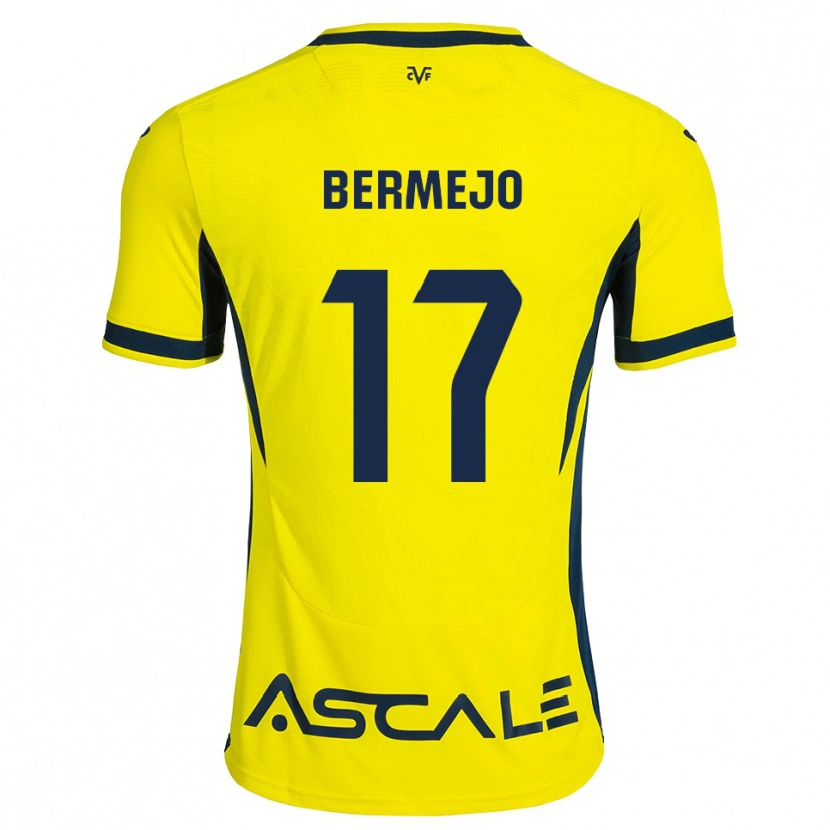 Danxen Mænd Celso Bermejo #17 Gul Sort Rød Hjemmebane Spillertrøjer 2026/27 Trøje T-Shirt