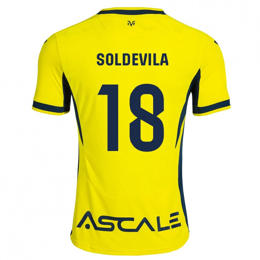 Danxen Mænd Paola Soldevila #18 Gul Sort Rød Hjemmebane Spillertrøjer 2026/27 Trøje T-Shirt