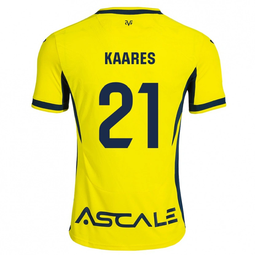 Danxen Mænd Andero Kaares #21 Gul Sort Rød Hjemmebane Spillertrøjer 2026/27 Trøje T-Shirt