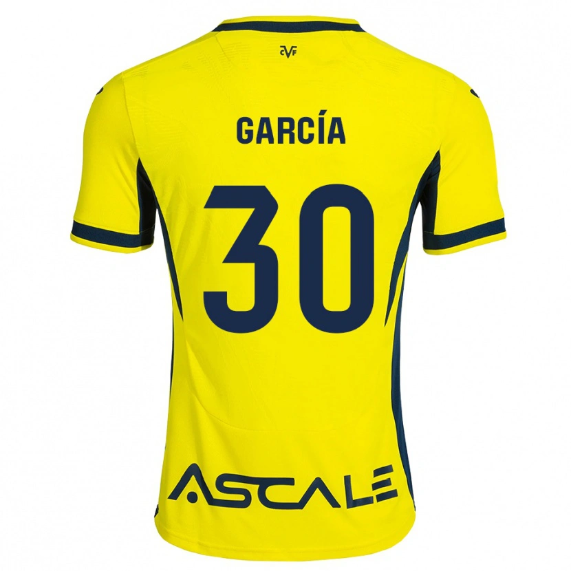 Danxen Mænd Albert García #30 Gul Sort Rød Hjemmebane Spillertrøjer 2026/27 Trøje T-Shirt