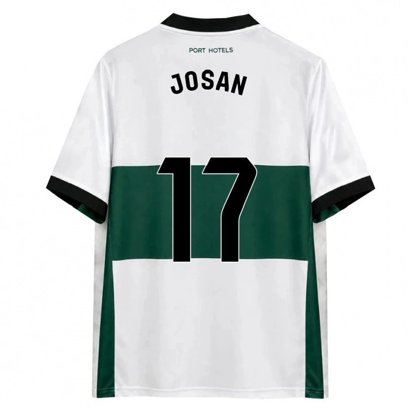 Danxen Mænd José Antonio Ferrández Pomares #17 Grøn Hvid Rød Hjemmebane Spillertrøjer 2026/27 Trøje T-Shirt