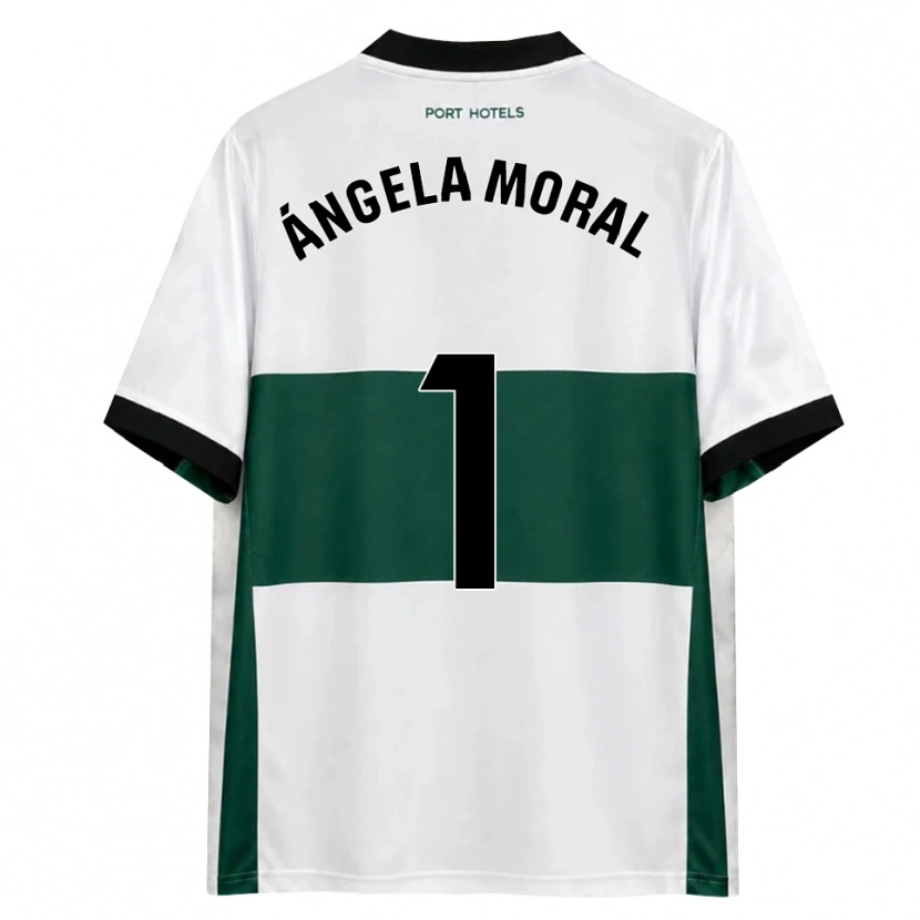 Danxen Mænd Ángela Moral Ferrer #1 Grøn Hvid Rød Hjemmebane Spillertrøjer 2026/27 Trøje T-Shirt