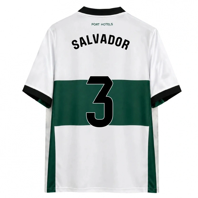 Danxen Mænd Nico Salvador #3 Grøn Hvid Rød Hjemmebane Spillertrøjer 2026/27 Trøje T-Shirt