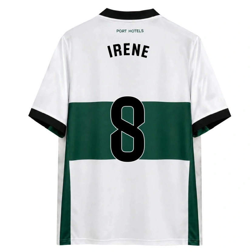 Danxen Mænd Irene Ñiguez García #8 Grøn Hvid Rød Hjemmebane Spillertrøjer 2026/27 Trøje T-Shirt