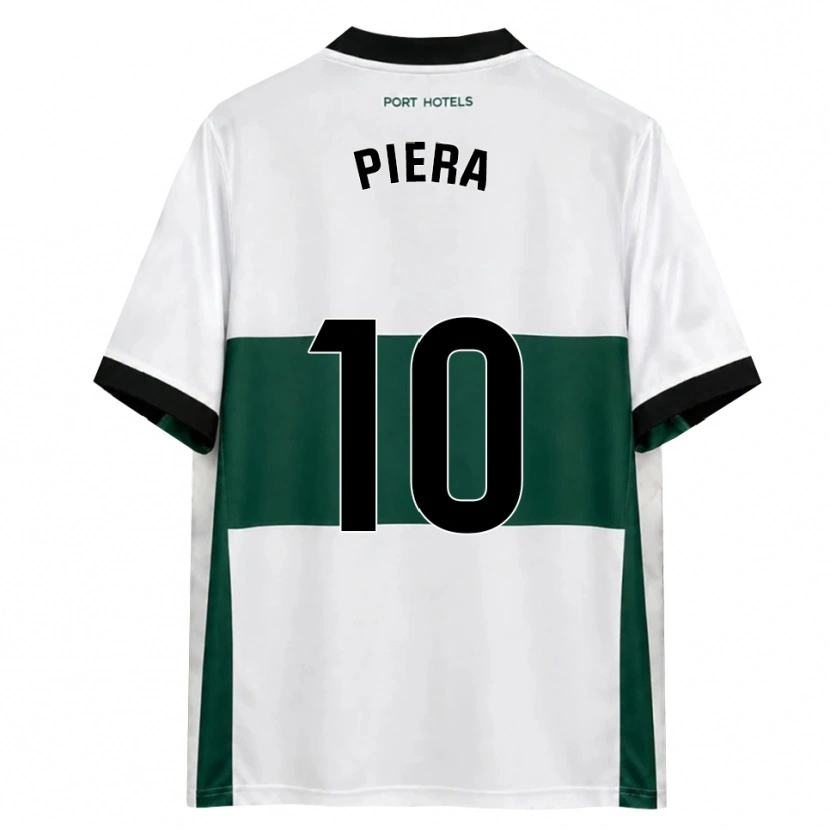 Danxen Mænd Juan Piera #10 Grøn Hvid Rød Hjemmebane Spillertrøjer 2026/27 Trøje T-Shirt