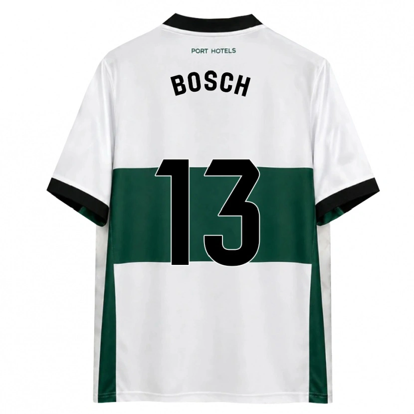 Danxen Mænd Owen Bosch #13 Grøn Hvid Rød Hjemmebane Spillertrøjer 2026/27 Trøje T-Shirt