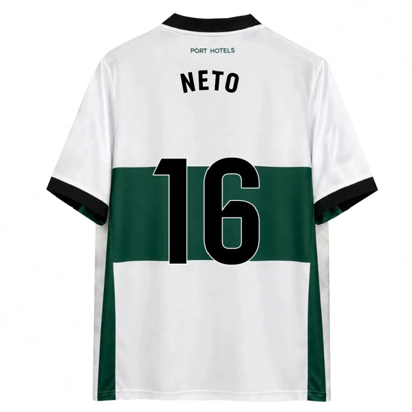 Danxen Mænd Martim Neto #16 Grøn Hvid Rød Hjemmebane Spillertrøjer 2026/27 Trøje T-Shirt