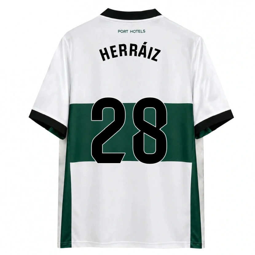 Danxen Mænd Alex Herráiz #28 Grøn Hvid Rød Hjemmebane Spillertrøjer 2026/27 Trøje T-Shirt
