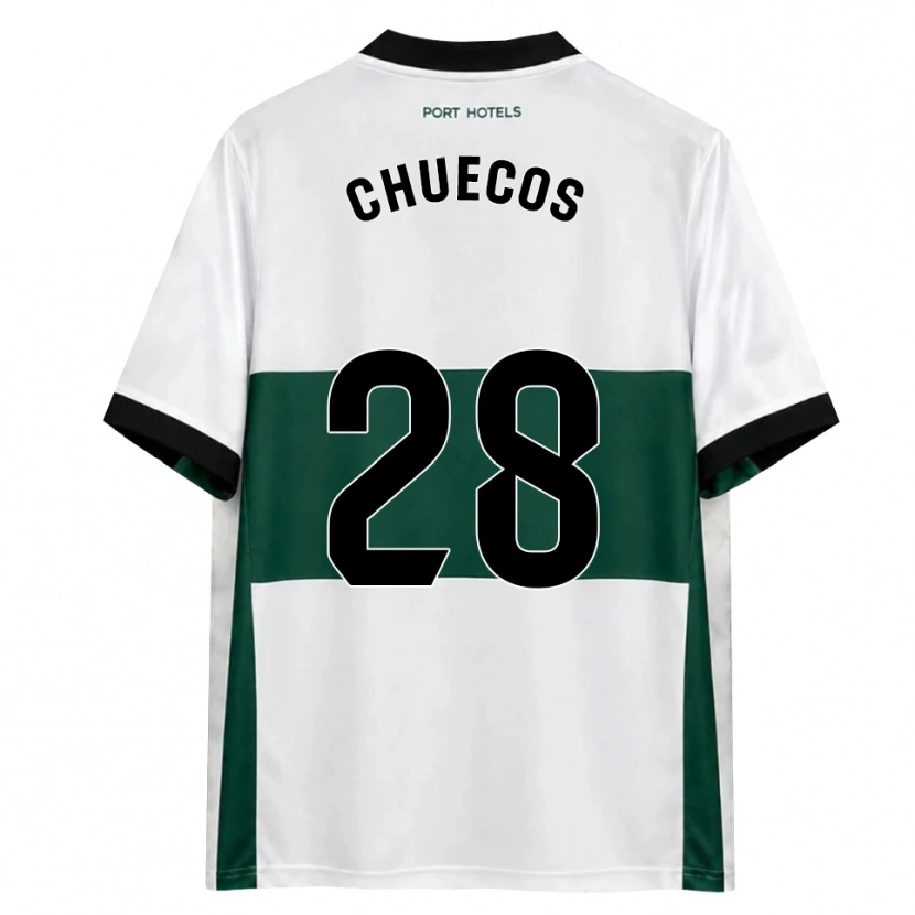 Danxen Mænd Dani Chuecos #28 Grøn Hvid Rød Hjemmebane Spillertrøjer 2026/27 Trøje T-Shirt