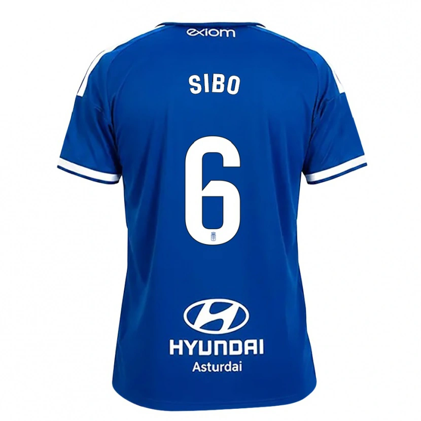 Danxen Mænd Kwasi Sibo #6 Mediumblå Hvid Hjemmebane Spillertrøjer 2026/27 Trøje T-Shirt