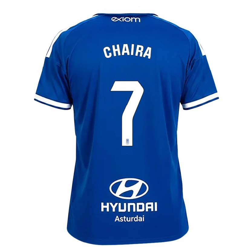 Danxen Mænd Ilyas Chaira #7 Mediumblå Hvid Hjemmebane Spillertrøjer 2026/27 Trøje T-Shirt