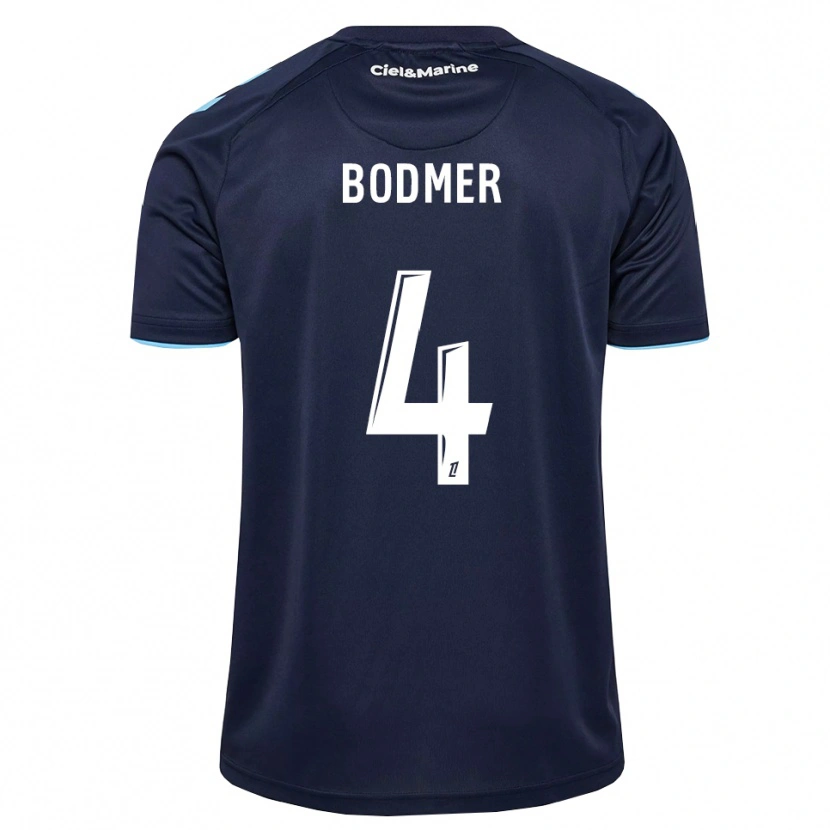 Danxen Mænd Mathéo Bodmer #4 Kornblomstblå Midnatsblå Hjemmebane Spillertrøjer 2026/27 Trøje T-Shirt