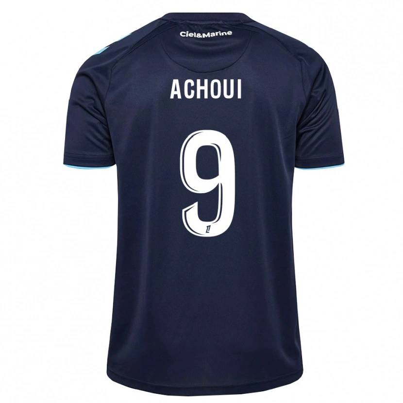 Danxen Mænd Djibril Achoui #9 Kornblomstblå Midnatsblå Hjemmebane Spillertrøjer 2026/27 Trøje T-Shirt